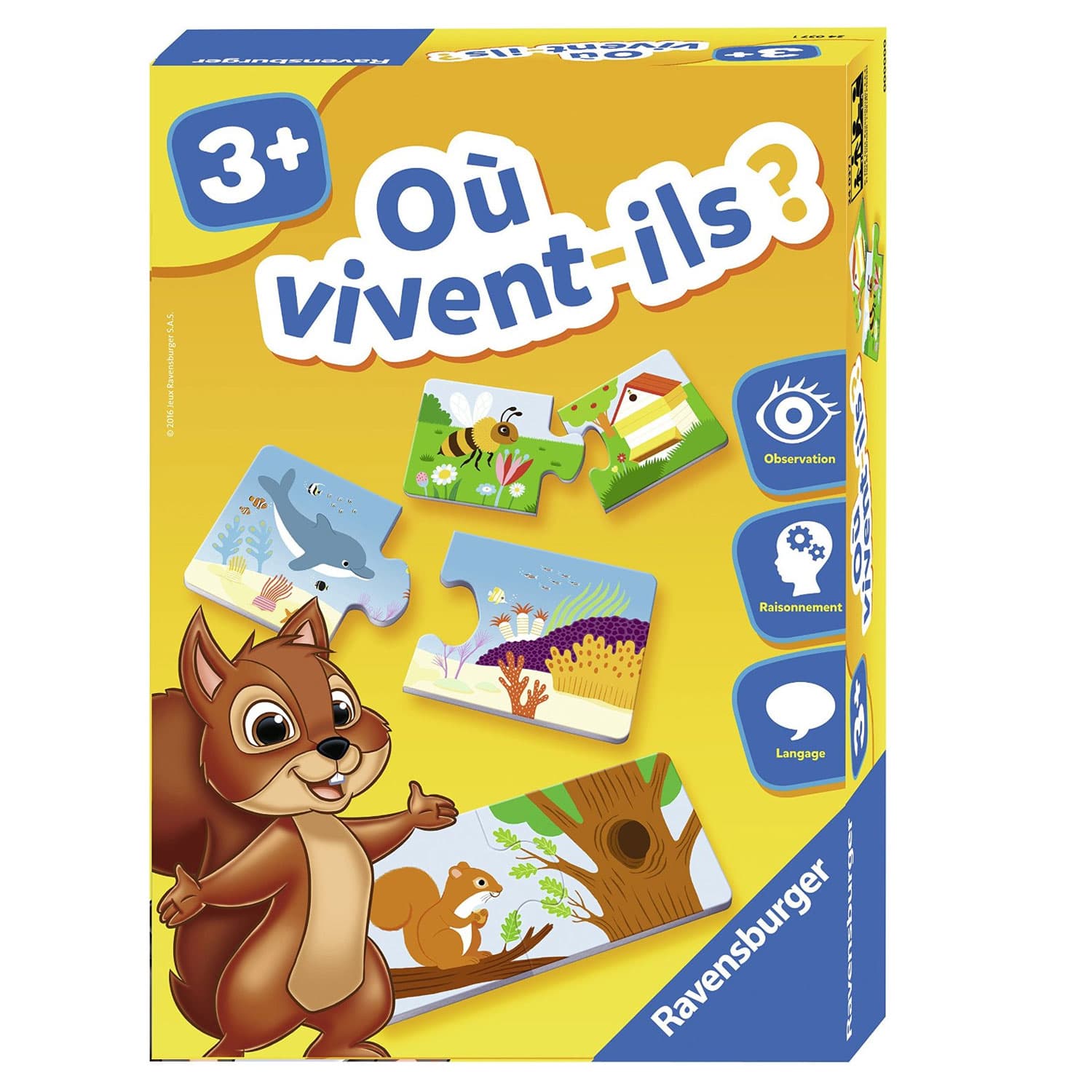 Puzzle duo : Où vivent-ils ?