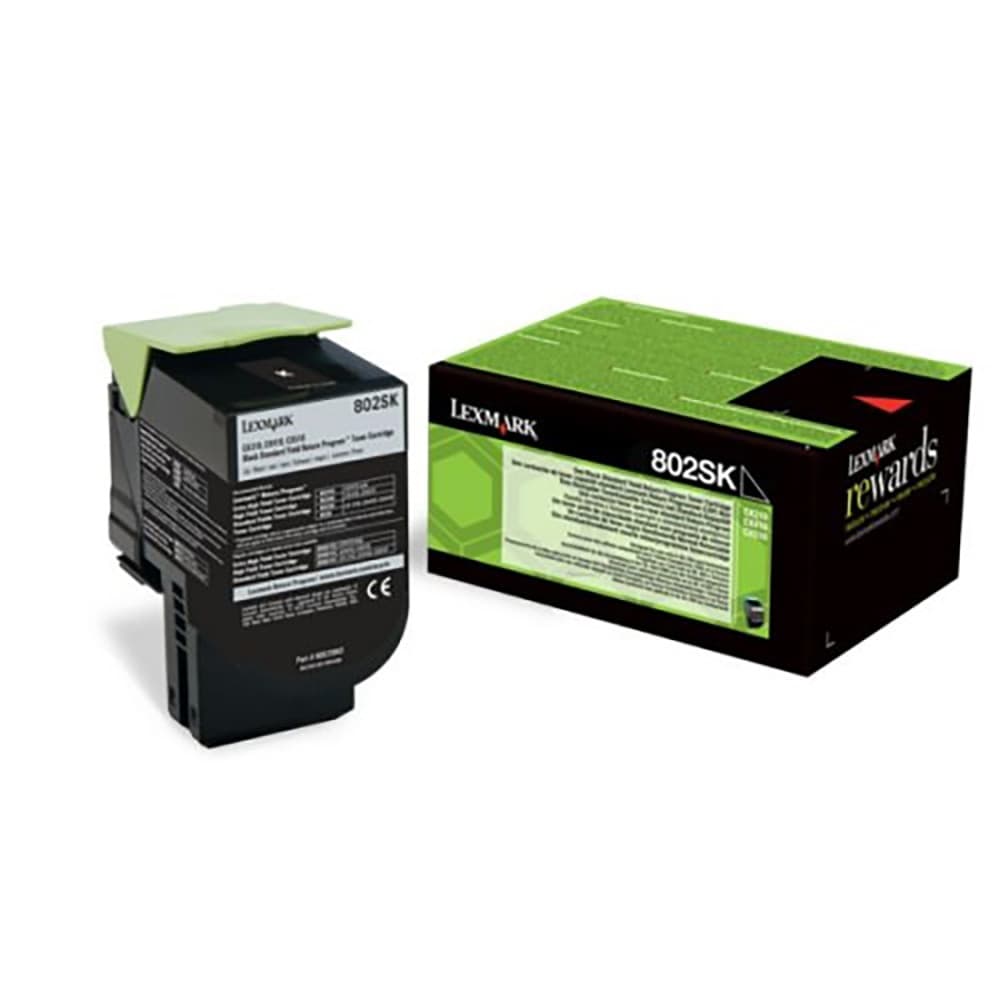 Toner Lexmark 802 Noir