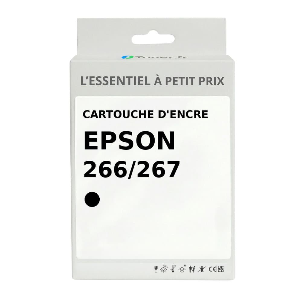 Cartouche d'encre compatible Epson 266/267 Noir
