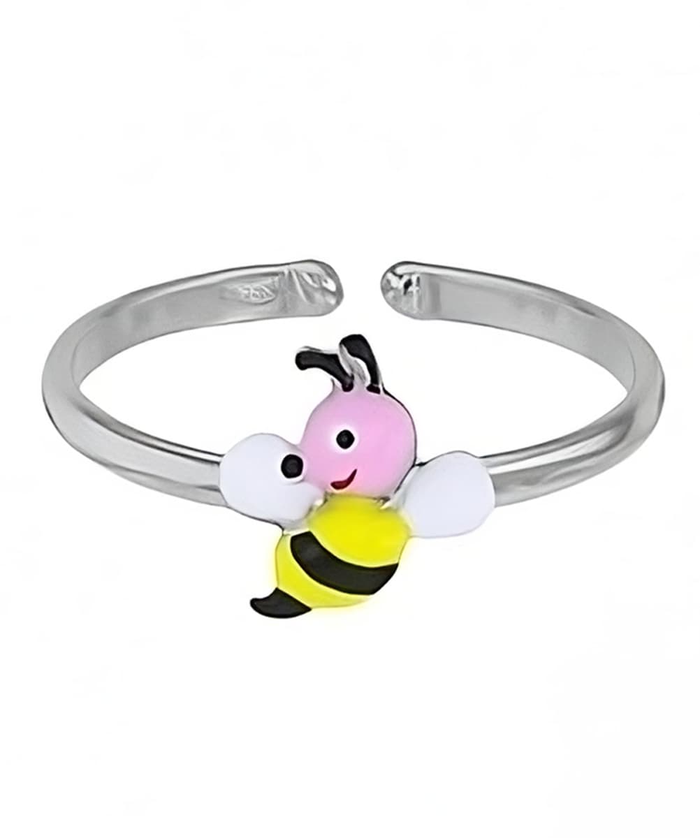 BAGUE ARIANA RÉGLABLE ABEILLE ÉMAILLÉ