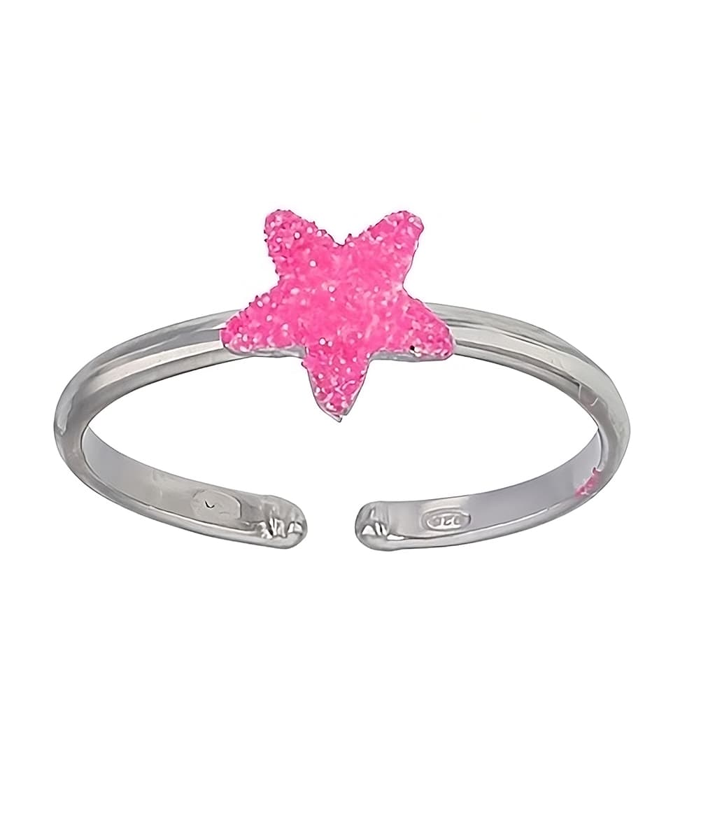BAGUE IRIS RÉGLABLE ÉTOILE PAILLETÉE